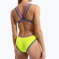 Damen-Einteiler Badeanzug arena One Double Cross Back One Piece artic lime/plum/blue cosmo 9