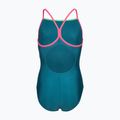 Kinder Badeanzug arena Light Drop Solid deep teel/shocking pink/verbena 2