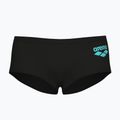 Herren-Badeboxershorts arena One Low Waist Short Big Logo black/black