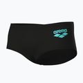 Herren-Badeboxershorts arena One Low Waist Short Big Logo black/black 3
