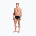 Herren-Badeboxershorts arena One Low Waist Short Big Logo black/black 6
