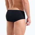 Herren-Badeboxershorts arena One Low Waist Short Big Logo black/black 9