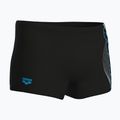 Herren-Badeboxershorts arena Basic Swim Short black/turquoise 4