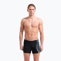 Herren-Badeboxershorts arena Basic Swim Short black/turquoise 5