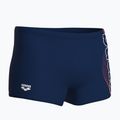Herren-Badeboxershorts arena Basic Swim Short navy/white 4