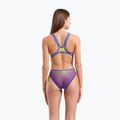 Damen-Einteiler Badeanzug arena One Shaded Print Tech One Back artic lime violetta multi/neon blue 7