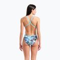 Damen-Einteiler Badeanzug arena Earth View Xcriss Cross water multi/water 3