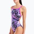 Damen-Einteiler Badeanzug arena Earth View Xcriss Cross pink multi/very fuchsia 4