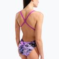 Damen-Einteiler Badeanzug arena Earth View Xcriss Cross pink multi/very fuchsia 5