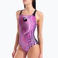 Damen-Einteiler Badeanzug arena Peacock Swim Pro Back multi pink/black 4