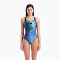 Damen-Einteiler Badeanzug arena Peacock Swim Pro Back multi green/black