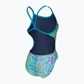 Damen-Einteiler Badeanzug arena Snake Skin Challenge blue cosmo multi/blue cosmo 4