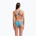 Damen-Einteiler Badeanzug arena Snake Skin Challenge blue cosmo multi/blue cosmo 7