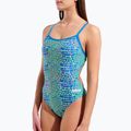 Damen-Einteiler Badeanzug arena Snake Skin Challenge blue cosmo multi/blue cosmo 8