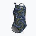 Kinder Badeanzug arena Fireflow Lightdrop Back navy/team navy yellow 4