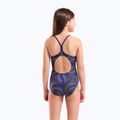 Kinder Badeanzug arena Fireflow Lightdrop Back navy/team navy yellow 7