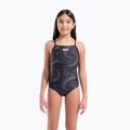 Kinder Badeanzug arena Fireflow Lightdrop Back black/team black 5