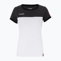 Damen-Tennisshirt Tecnifibre Stretch weiß und schwarz 22LAF1 F1