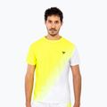 Herren-Tennisshirt Tecnifibre X-Loop Tee white/yellow