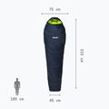 Millet Baikal 1100 Regular Saphir Schlafsack 4