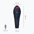 Millet Baikal 750 Damenschlafsack rechts saphir 4