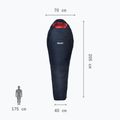 Millet Baikal 750 Saphir Damenschlafsack 4