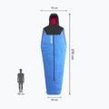 Schlafsack Millet Bossons -10 Regular icon blue/black 4