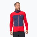 Herrenpullover Millet Fusion Grid Hoodie red