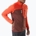 Herrenpullover Millet Seneca Fleece truffle/paprika 4