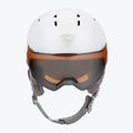 Skihelm für Frauen Rossignol Fit Visor Impacts white/orange/silver 2