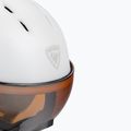 Skihelm für Frauen Rossignol Fit Visor Impacts white/orange/silver 6