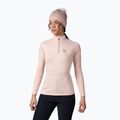 Damen-Thermoaktivshirt Rossignol Classique 1/2 Zip powder pink