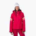 Damen-Skijacke Rossignol Strawpile Jkt ruby red