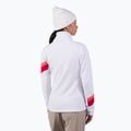 Damen Sweatshirt Hoodie Pullover Rossignol Strawpile Fleece Fz white 3