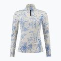 Damen-Sweatshirt Rossignol JCC Booster Half Zip Snow Angel Arctic Print 6