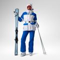 Damen-Skijacke Rossignol JCC Corduroy Down white 2