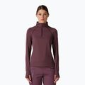 Damen-Funktionssweatshirt Rossignol Half Zip First Layer huckleberry