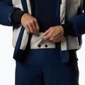 Herren-Skijacke Rossignol Corduroy Down Bomber silver cloud/dark navy 14