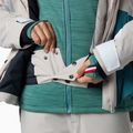 Damen-Skijacke Rossignol Snowdazzle Belted silver cloud 14