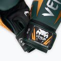 Venum Elite grün/bronze/silberne Boxhandschuhe 4