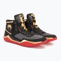 Venum Elite Wrestling Boxstiefel schwarz/gold/rot 4