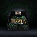 Training Shorts Venum Attack Muay Thai black/green 6