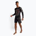 Rashguard Longsleeve Herren Venum Santa Muerte 5.0 Men’S Long Sleeve Rashguard deep black/gold 2