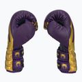 Venum Reverso Boxhandschuhe dunkel lila/gold 4