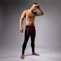 Herren Trainingsleggings Venum Tactical XT Spats schwarz/burgund/gold 2