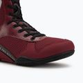 Venum Elite Boxing Schuhe Wein lees/silbernes Logo 7