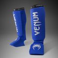 Schienbeinschoner mit Fußschutz Venum Kontact Shin Guards royal blue/silver 2
