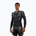 Herren Langarm-Rashguard Venum Adrenaline Rashguard black/silver grey