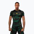 Herren-Rashguard Venum Matupa Short Sleeve black/green/gold