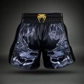 Herren-Trainingsshorts Venum Wolf Attack Muay Thai Shorts black/grey 2